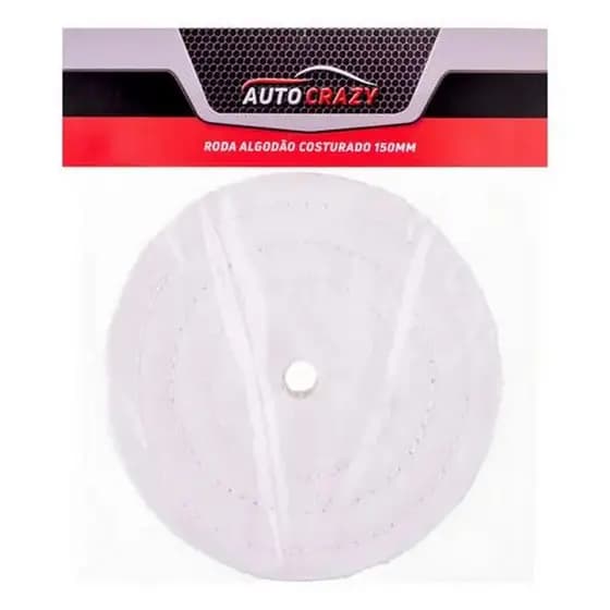 RODA ALGODAO COSTURADO 150MM AUTO CRAZY