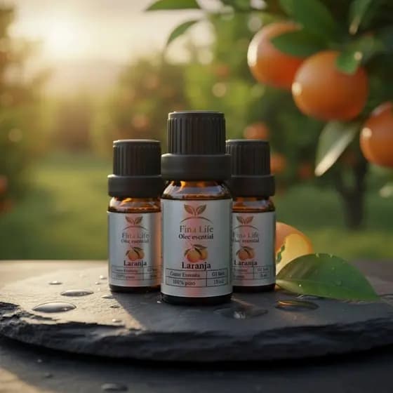 Oleo essencial laranja doce 3 unidades 🍊 fina life 10ml - Relaxante - Humor