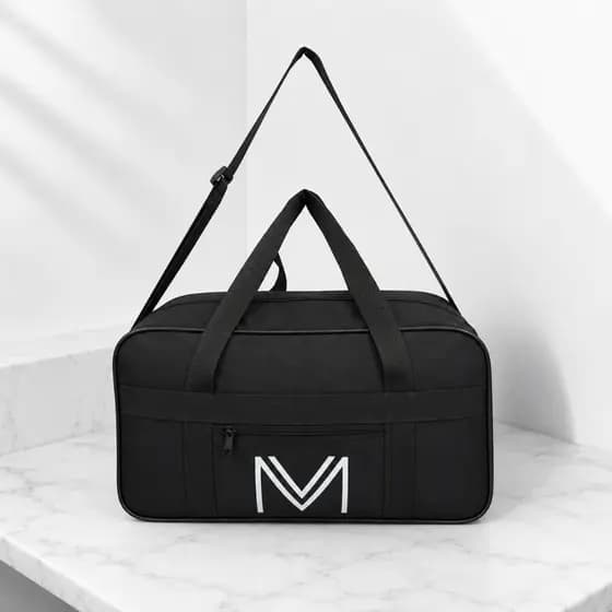 Bolsa de Mão para Viagem com Alça Preto Dia a Dia Academia Fitness Esporte