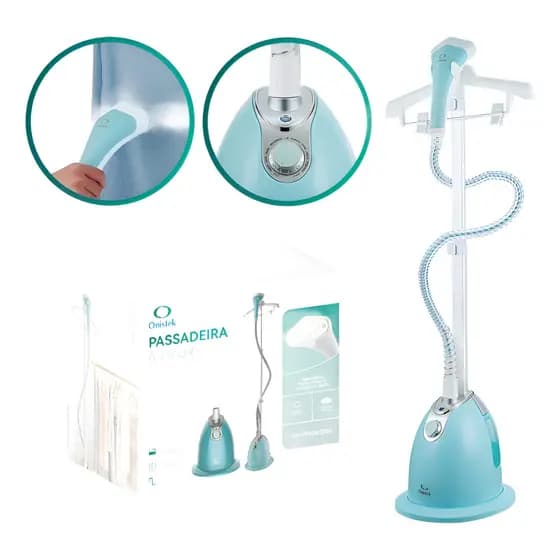 Passadeira A Vapor Vertical Com Suporte E Mangueira 110/220v