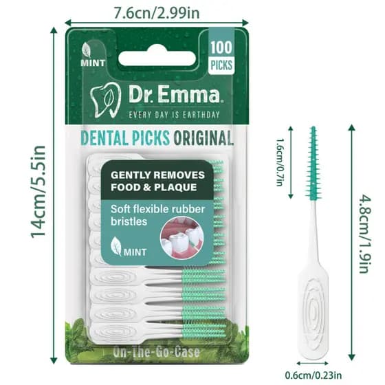 Escovas De Silicone Interdentais Palitos De Dente Escova Ferramentas De Limpeza Oral