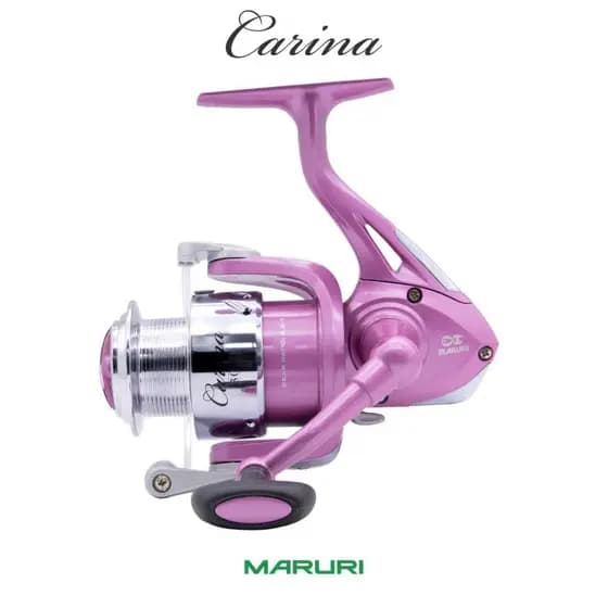 Molinete de pesca Feminino Carina 2000 - Rosa Lindo!