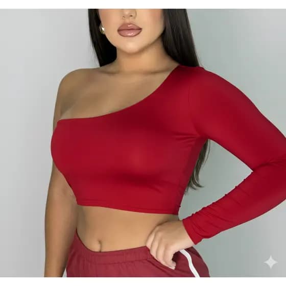 Cropped Mula Manca Feminino Com Bojo Alta Elasticidade