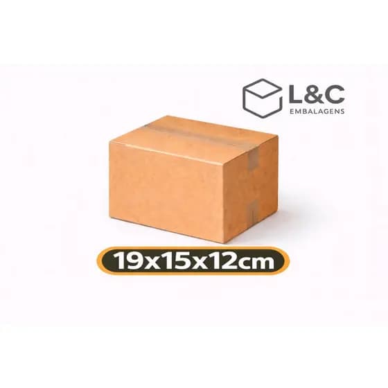 Caixa Papelão Sedex Correios Pac Melhor envio 19x15x12 com 100 unidades