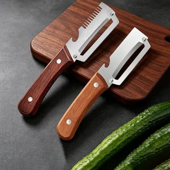 Descascador Multifuncional Kitchen Peeling and Slicing Knife, Potato Peeler, Chive Slicer for Home Use SDGV