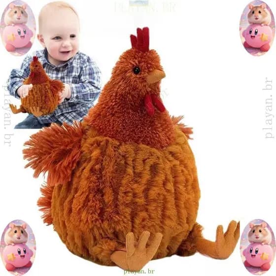 Jellycats Bonecos De Pelúcia De Frango , Cecil Chick Clooney Galo Simulação Boneca Bonito Bessie Animação Aniver