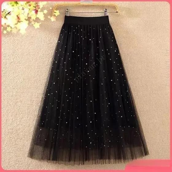 Oferta Especial Brilhante Saia De Tule Moda Feminina Confortável Adulto Outskirt Lered Elegante New Midi Saia De Tule Pa