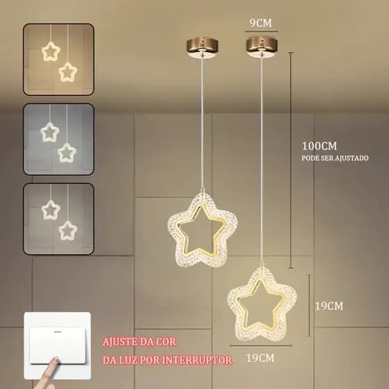 Lustre De Cristal Design Moderno Quarto Lâmpadas Cabeceira Lustres Simples Escandinavo Pendurado!!!