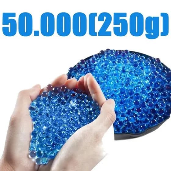 50000 / 50 Mil Bolinha De Gel 7mm Cresce Na Aágua Para Arminha Orbeez