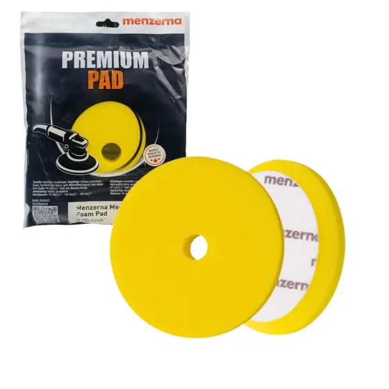 Boina Menzerna Medium Cut Foam Pad Refino Amarela