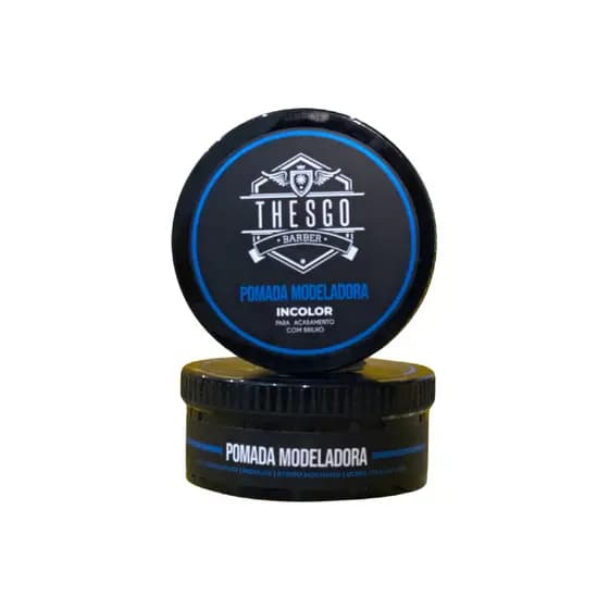 Thesgo Barber - Pasta Modeladora Incolor Brilho Molhado 90g