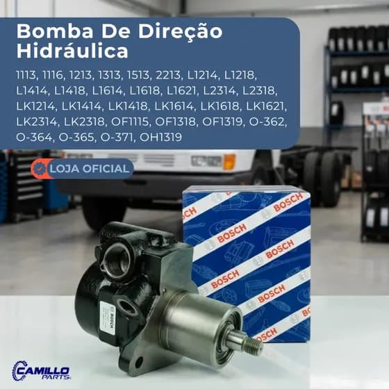 Bomba Direção Hidráulica Mercedes Benz 1113 1213 1313 1513 L1218 L1414 L1614 1960 a 1990 Bosch