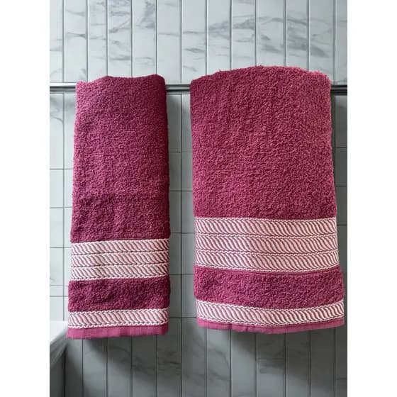 Toalha De Banho E Rosto Siena - 100% Algodão Fio Penteado varias cores
