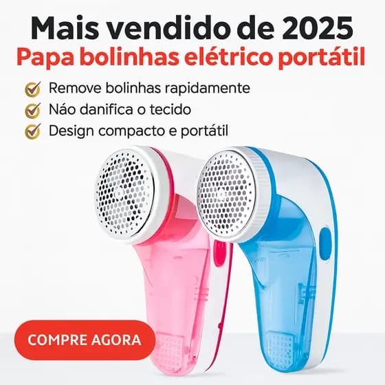 Papa Bolinhas Tira Pelos Portátil Original Multiuso Universal Com Compartimento