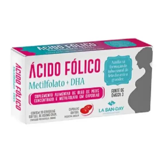ACIDO FOLICO+MET+DHA 30CAP