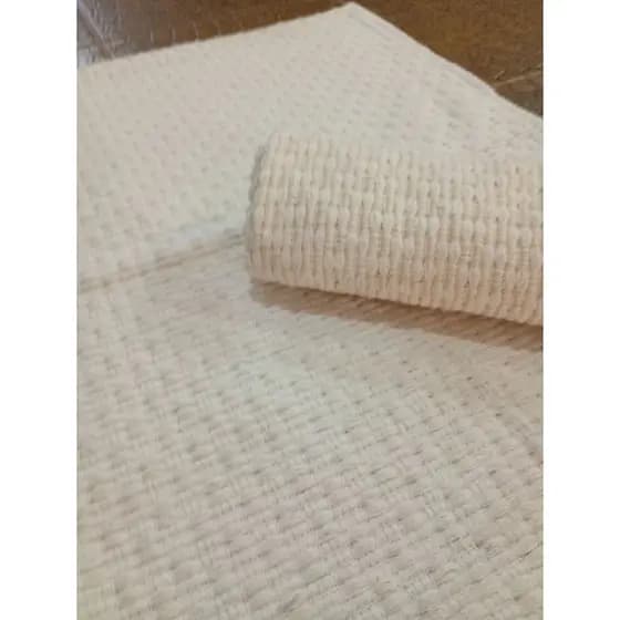 tapete tear artesanal , 100% algodão , cor crú...