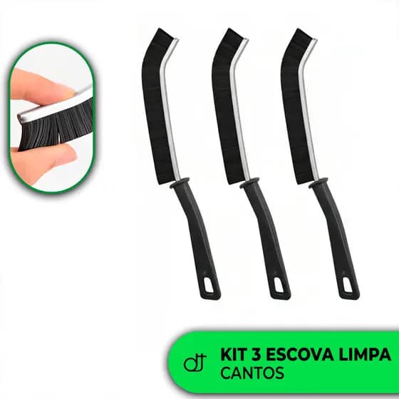 Escova De Limpeza Escovinha para Cozinha Cantos Frestas e Cantos Janelas Banheiro Azulejos