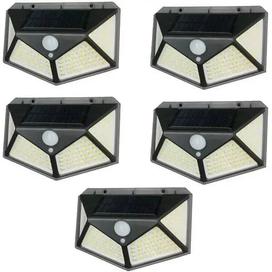 Lanterna Solar Externa com Sensor Automático – Resistente à Água para Jardim e Parede