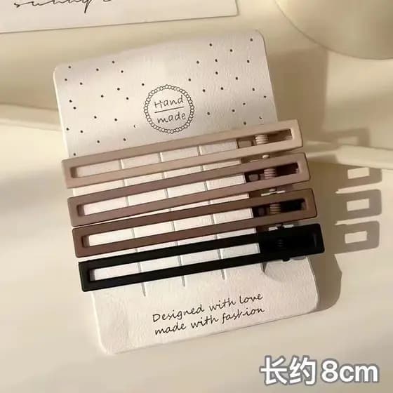 Kit 4 Presilhas de Cabelo Femininas Estilosas, Práticas e Modernas