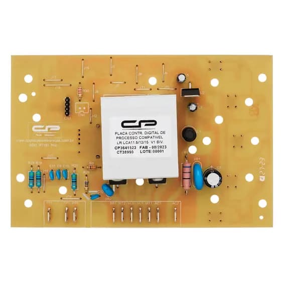 Placa Máquina de Lavar Electrolux LCA11,5 LCA12 LCA15 Bivolt MIAMI (3641523)