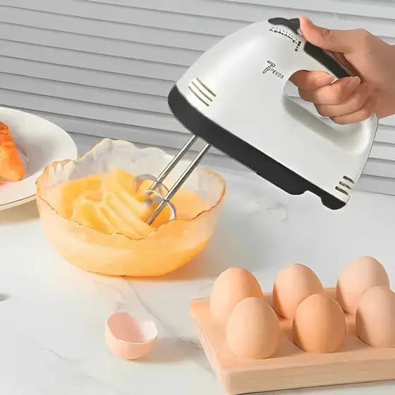 Mini Batedeira De Mão Bolo Portátil 260w 110V e 220V Leve 7 Velocidades Vijodi Batedeira de Bolo