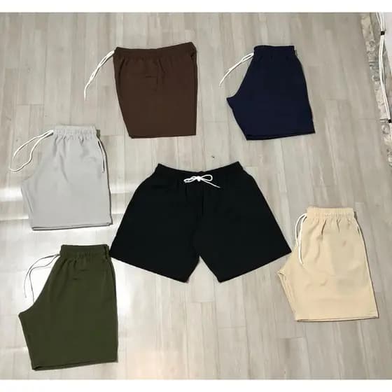 kit com 3 short elastano