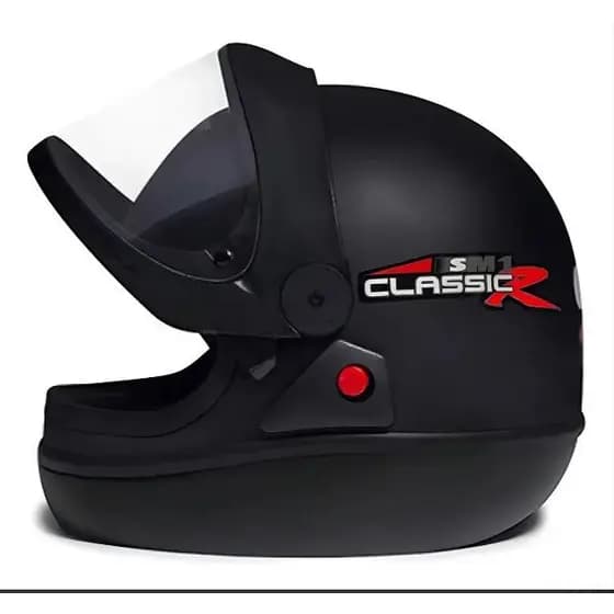 Capacete Fechado Automatico San Marino Preto Fosco Taurus