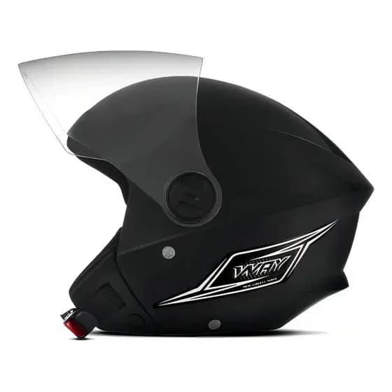 Capacete Moto Aberto Pro tork Barato Preto fosco