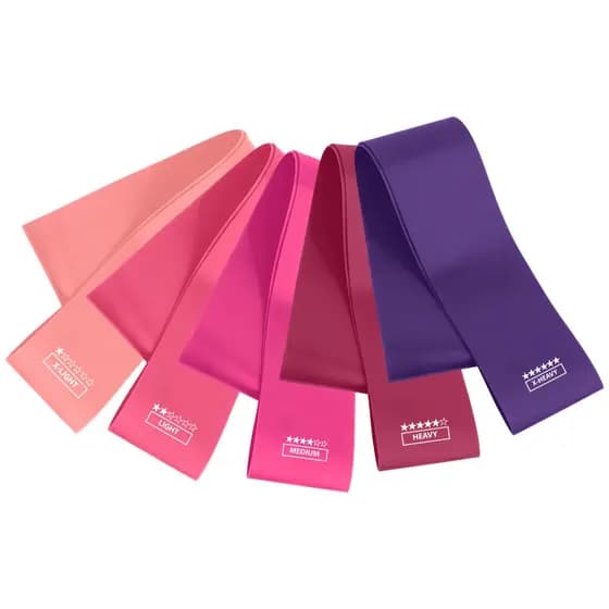 Mini Band 5 Níveis Elástico Portátil Exercício Treino Em Casa JustGoFit