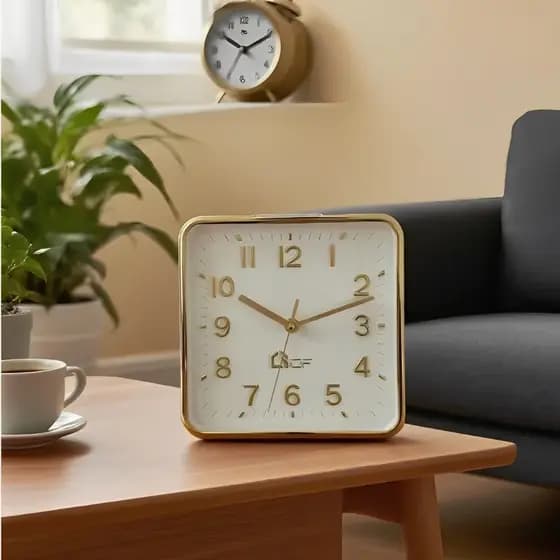 Relógio de Parede Quadrado – Decoração Simples e Moderna
