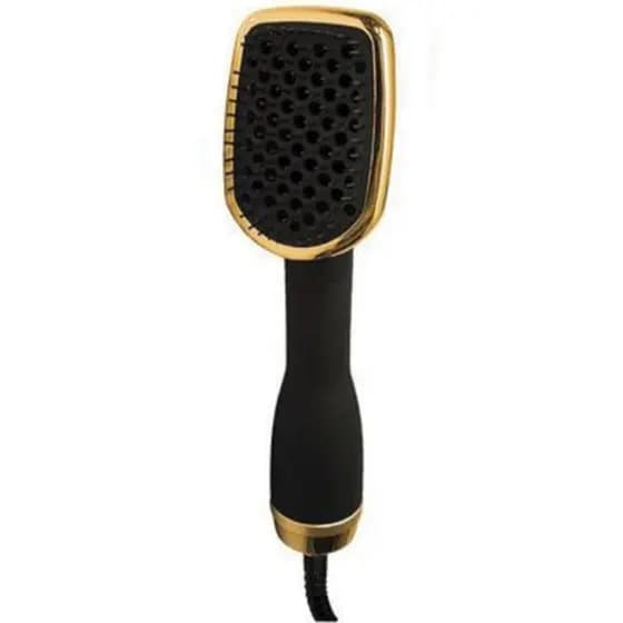 Escova Secadora e Alisadora Vbeauty VB5001 / 2 Em 1 / 1200W / 127V ~ 50/60Hz - Dourado/Preto