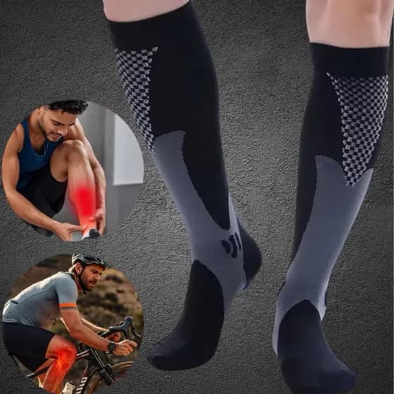 Meia Compressiva Com 1 a 2 Pares Original Com Altíssima Qualidade