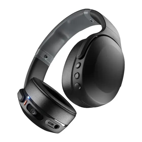 Fone de Ouvido Skullcandy Bluetooth Crusher Evo Over-Ear Fio Remo Preto