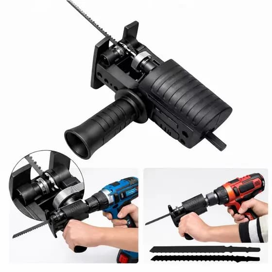 Adaptador Tico Tico Universal para Transformar Parafusadeira Furadeira em Serra Ferramenta de Corte para Madeira