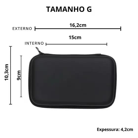 Case Emborrachado - Estojo emborrachado