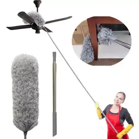 Espanador 280 Centímetros 2,8 Metro Ajustável Telescópica Dobra Duster Escova De Limpeza De Poeira B