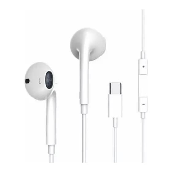 Fone Tipo C Com Microfone 3.5mm USB-C Estéreo Compatível Com Android