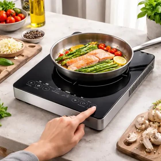 Cooktop Fogão Indução Premium Vidrocerâmico Touch 220V