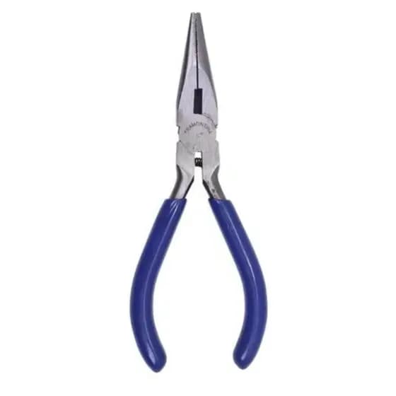 Alicate Tramontina Meia Cana - 5" corpo em aço especial , empunhadura em PVC Azul