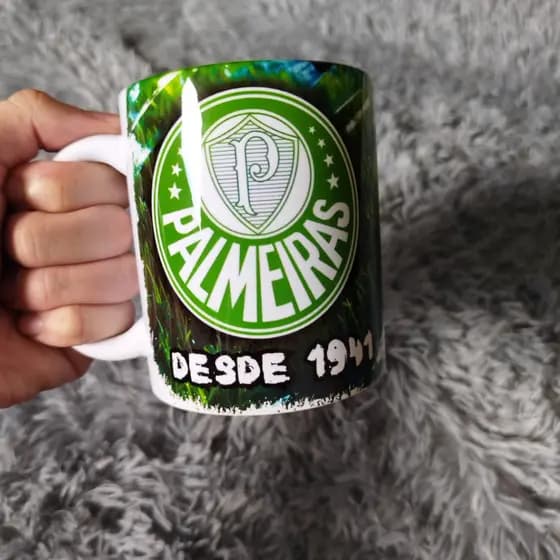Caneca Verdão Palmeiras Canecas Time de Futebol Canecas Personalizadas 100% Cerâmica