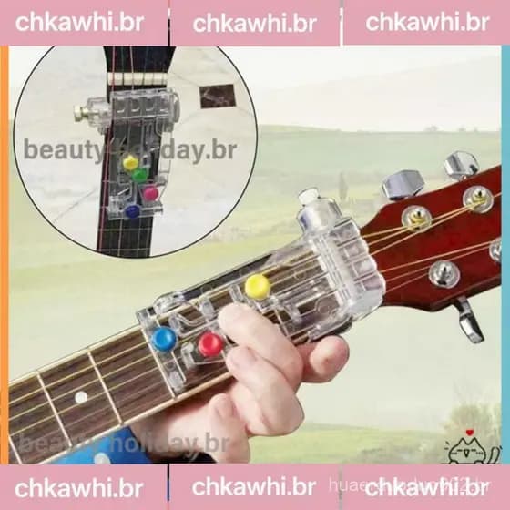 Guitar Treinador Iniciante De Violão Ferramenta De Aprendizagem De Acordes Dedo À Prova De Dor Acessórios De Prática F
