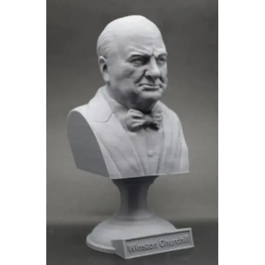 Escultura Busto Winston Churchill Estadista Britânico