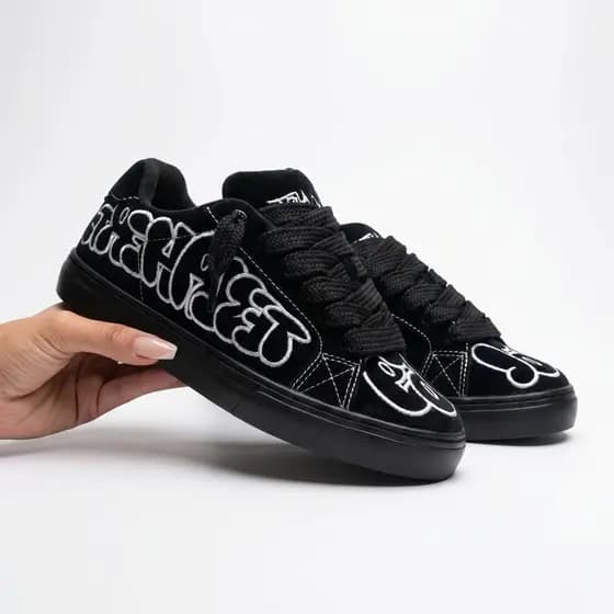 Tênis Tesla Hertz Skatista Unissex Suede Premium Moda Street Casual
