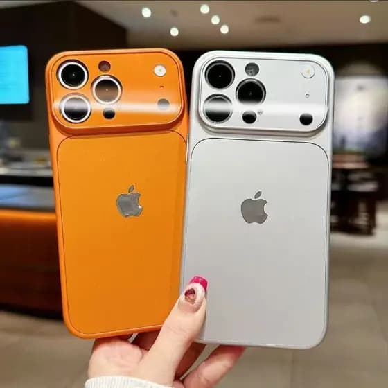 Capa Rígida Fosca Com Design De Cobra-Proteção Acrílica De Luxo Recorte Flash Para iPhone 13/14/15/16/17 Pro Max
