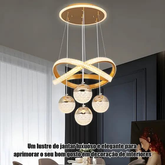 3 Cores (110V-220V) Lustre De Teto Nórdico De Luxo Lustre Para Sala Lustre De Romântico Starry Sky Jantar e Estar