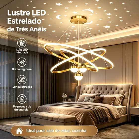 3 Cores em 1 luz Lustre para sala Lustre Pendente Cozinha Luminária de Teto Led Moderno Decoração Para Sala 110/220V