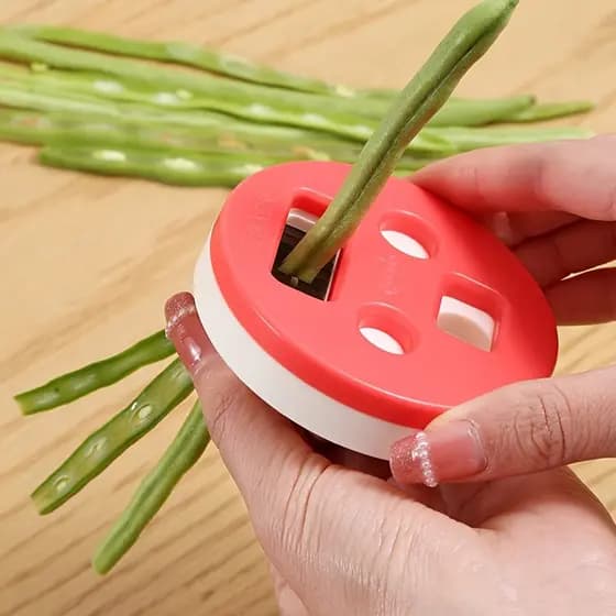 Cortador de feijão 1 peça, cortador manual multifuncional de vegetais para uso doméstico, cortador de feijão verde, feij