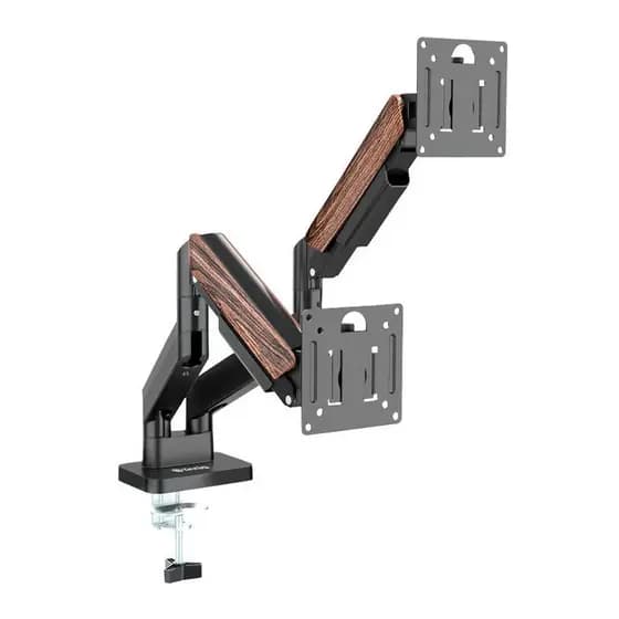 Suporte Articulado Para Monitor Zinnia Rust 200, 17 Pol a 32 Pol, Preto