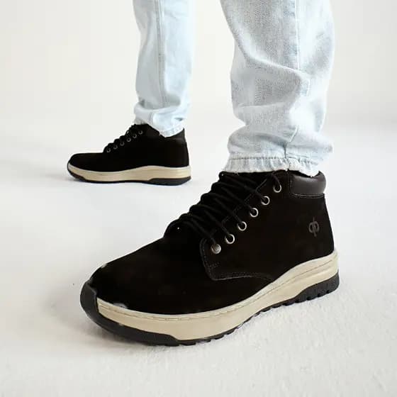 Bota Quebec Ranger Camel em Couro Palmilha Em Gel Macia