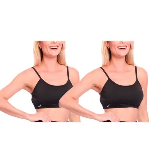 Kit 2 Top Feminino Alças Finas Costa Nua Dia A Dia Simples
